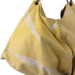Bottega Veneta Yellow Calfskin Fortune Cookie Hobo