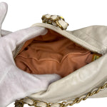 Chanel White Quilted Leather Midnight Swim Baluchon Clutch 2012
