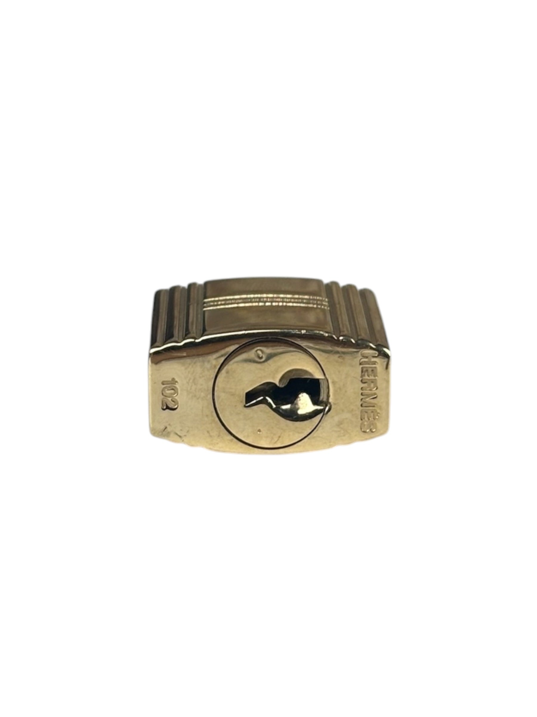 Hermes Cedena Lock & Key Leather Clochette Set