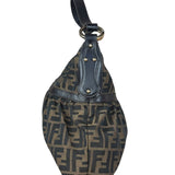 Fendi Vintage Dark Brown Zucca Chef Hobo Bag