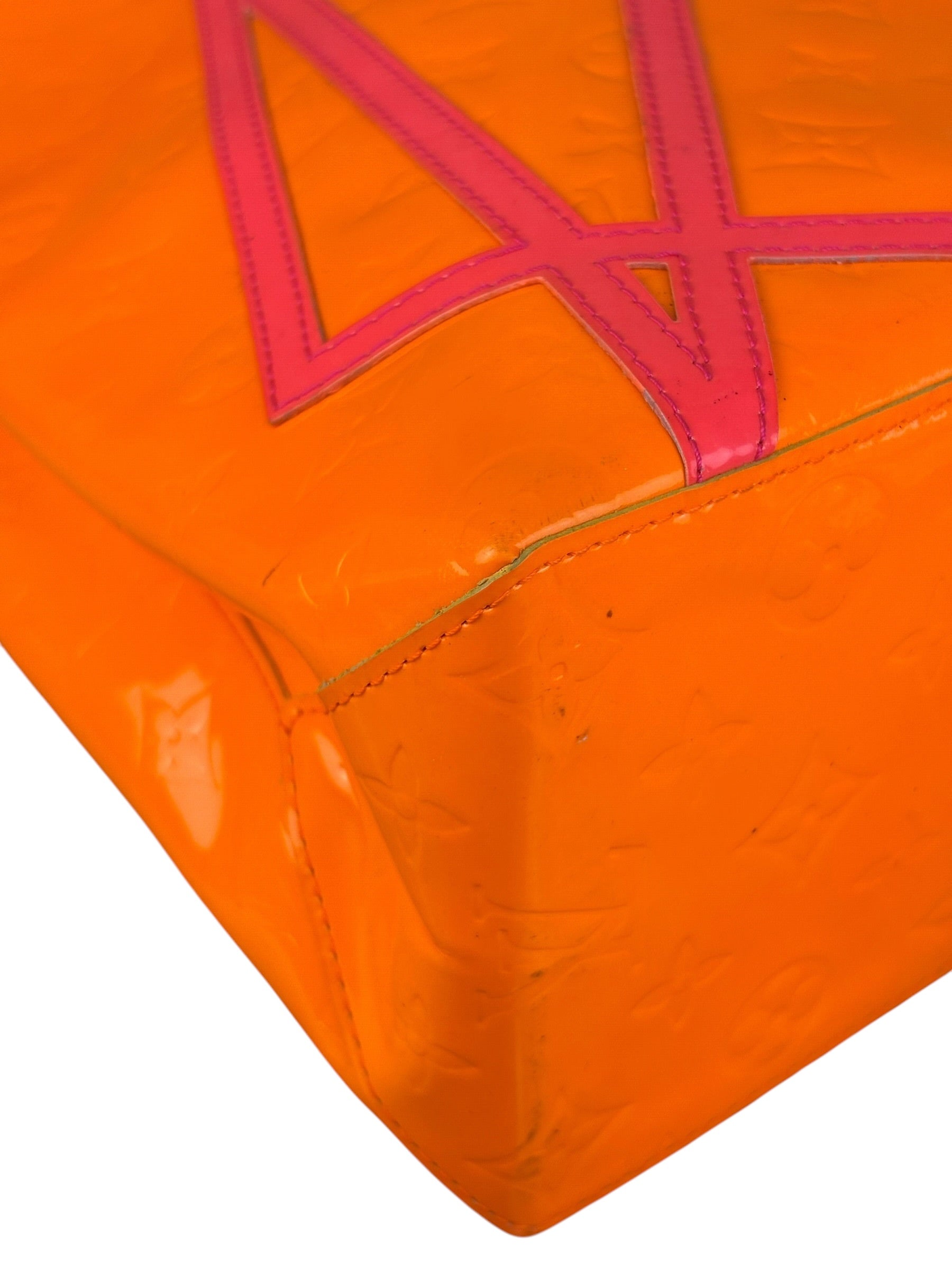 Louis Vuitton x Robert Wilson Monogram Fluo Vernis Reade Tote Bag MM
