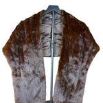 Mitsukoshi Vintage Brown Fur Shawl