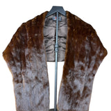 Mitsukoshi Vintage Brown Fur Shawl