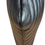 YSL Black Quilted Leather Cassandre Matelasse Pouch