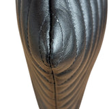 YSL Black Quilted Leather Cassandre Matelasse Pouch