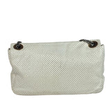 Chanel Ivory Perforated Drill Two-Tone Mademoiselle Flap Bag 2006