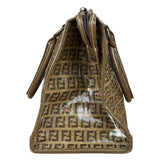 Fendi Brown PVC FF Zucchino Tote Bag