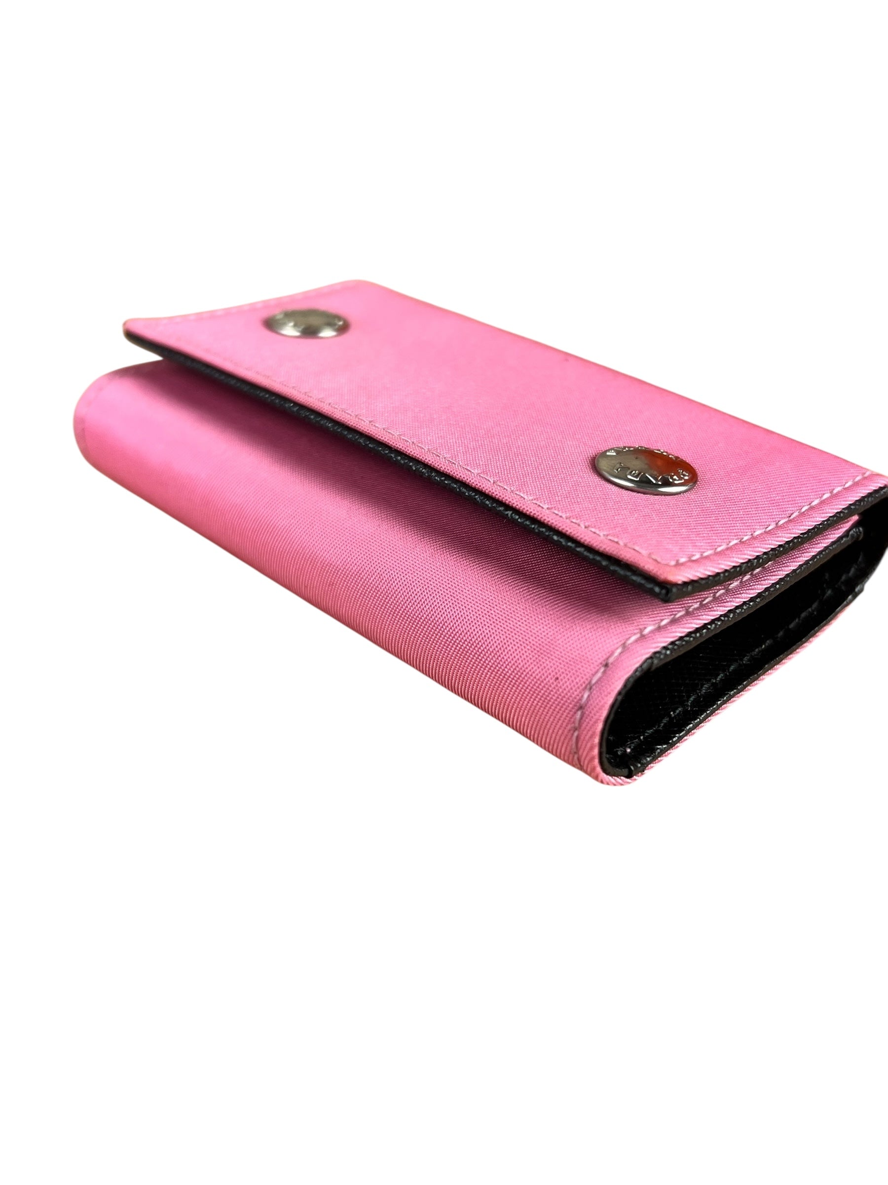 Prada Pink Nylon Key Holder