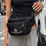Balenciaga Black Explorer Crossbody Bag