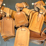 Louis Vuitton Leather Luggage Tag