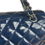 Chanel Blue Patent Quilted Business Flap Bag 2012 17ds