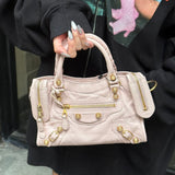 Balenciaga Pink Leather Le City Two-Way Bag