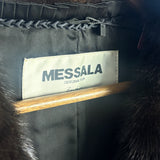 Messala Vintage Dark Brown Fur Coat