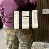 Balenciaga Canvas Black Cabas S Tote Bag