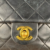 Chanel 1989 Quilted Leather Small Flap Bag