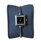 Gucci Square Black Thin Metal Band