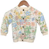 Gucci Kids Floral Button-Up Cardigan