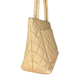 Chanel Caviar Quilted Medallion Tote Beige 2002 (Handle Wear)