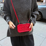 Balenciaga Lunch Box Logo Clutch