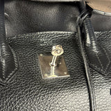 Hermes Birkin 30 Black Togo Leather Handbag 2002
