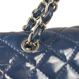 Chanel Blue Patent Quilted Business Flap Bag 2012 17ds