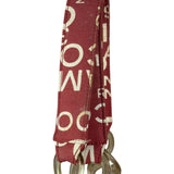 Chanel Vintage Red Canvas Rue Cambon Chain Tote 2002