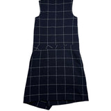 Balenciaga 2016 Navy/White Check Dress