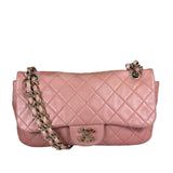 Chanel Pink Quilted Lambskin Precious Jewel Flap Bag 2010