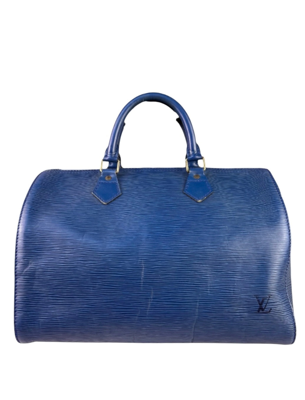 Louis Vuitton Blue Epi Leather Speedy 30
