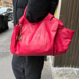 Loewe Dark Red Nappa Aire Leather Handbag