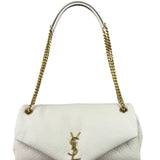 YSL Calypso Crema Soft Flap Bag