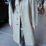 Burberry Vintage Khaki Trench Coat