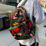 Valentino Nylon Camo Backpack