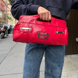 Guess Y2K Pink G Logo Top Handle Bag