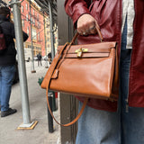 Hermes Kelly 32 Courchevel Camel 1991