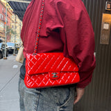 Chanel Classic Red Medium Double Flap Bag
