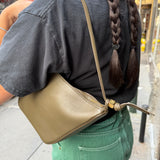 Loewe Mini Leather Hammock Hobo Bag