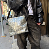 Celine Vintage Macadam Vinyl Bucket Bag