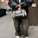 Chloé Black Leather Alice Handle Bag