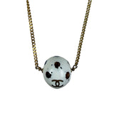 Chanel Vintage Spring Collections Soccer Ball Rhinestone Charm Necklace 04S 2004
