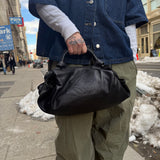 Loewe Black Leather Small Nappa Aire Handbag