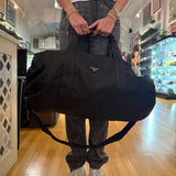 Prada Black Nylon Vintage Duffle Bag