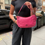Coach Vintage Pink Floral Leather Chelsea 2Way Bag