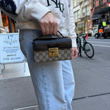 Gucci Crossbody GG Supreme Padlock Mini