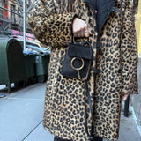 Chloé Suede Black Leather Faye Mini Bracelet Bag