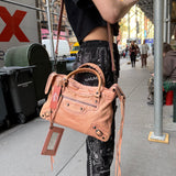 Balenciaga Classic Leather City Bag Light Salmon