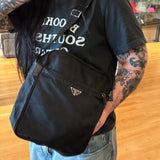 Prada Black Tessuto Nylon Crossbody Bag