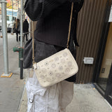 Coach Floral Cutout Print Crossbody Bag