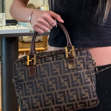 Fendi FF Vintage Zucca Mini Top Handle Bag