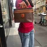Celine Monogram Cosmetics Top Handle Bag